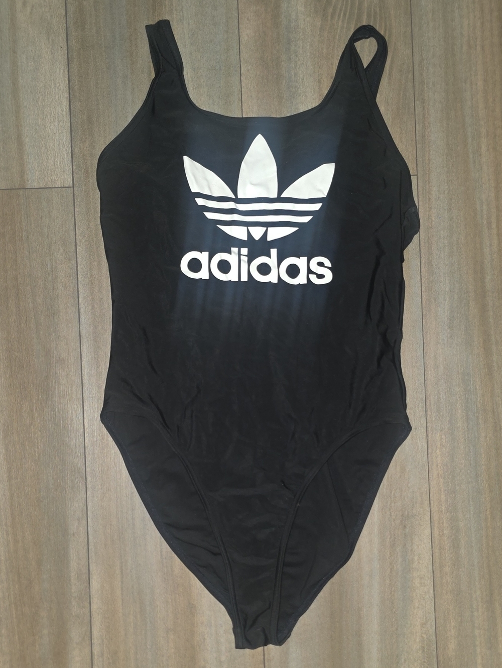 Adidas Women's Black Logo One-Piece Swimsuit